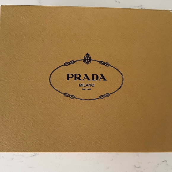 NEW PRADA Cris Cross Espadrille Wedge - Picture 6 of 9